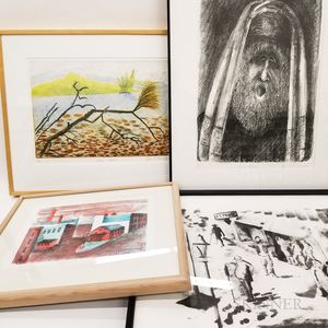 Five Framed Marcia Wasserman Prints