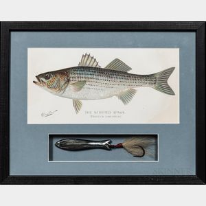 Two Framed Items Related to Fishing in Southeastern New England