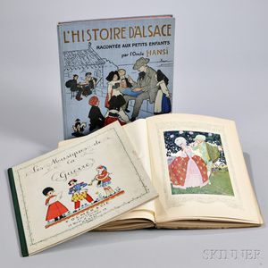 French Illustrated Books, Three from the Early 20th Century.