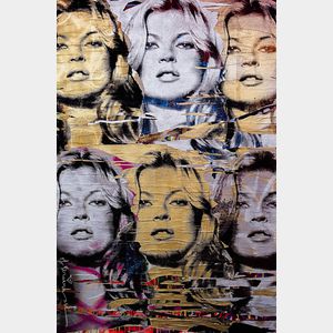 After Mr. Brainwash (French, b. 1966) Kate Moss Poster