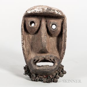 Dan/Were-style Carved Wood Mask