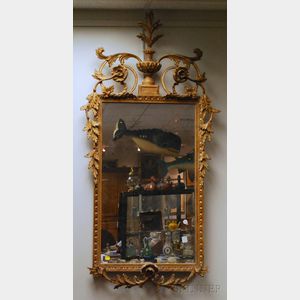 Rococo-style Carved Giltwood Mirror