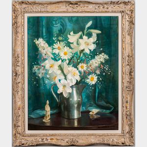 Marguerite Stuber Pearson (American, 1898-1978) White Flowers