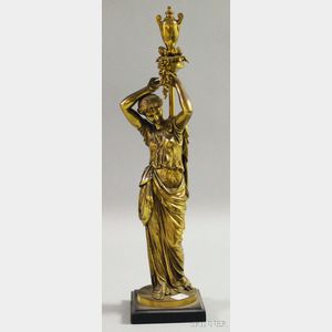 Classical Bronze Figure of a Standing Woman