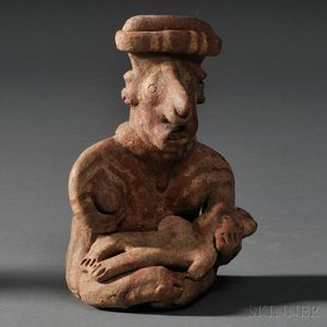 Jalisco Mother and Child Figure