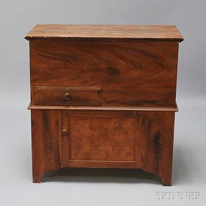 Federal Grain-painted Commode