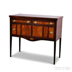 Federal-style Mahogany Marble-top Sideboard