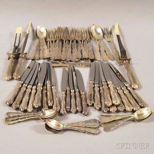 Wallace "Waverly" Sterling Silver Partial Flatware Service