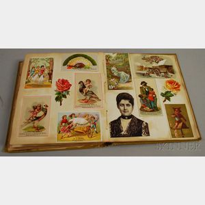 Late Victorian Chromolithograph Trade Card and Die-cut Album.