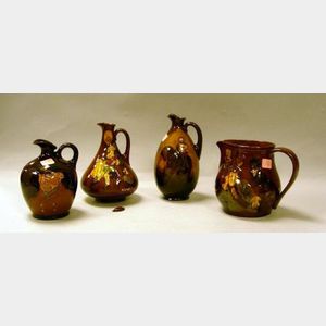 Four Royal Doulton King's Ware Jugs and Pitcher