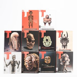 Collection of Ten Tribal Art Magazines. 