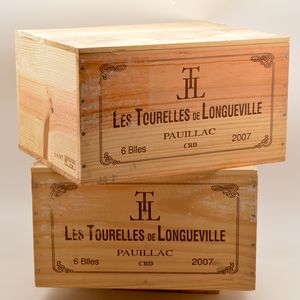 Les Tourelles de Longueville 2007, 12 bottles (2 x owc)