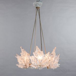 Lalique Champs-Elysees Crystal Chandelier