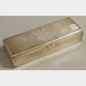 International Silver-plated Presentation Box