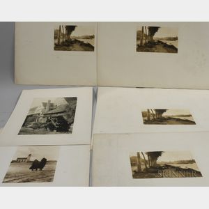 Alfred Stieglitz (American, 1864-1946) Six Photogravures