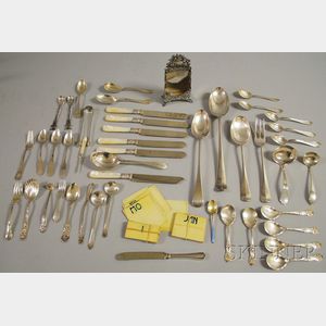Group of Assorted Mostly Sterling Silver Flatware