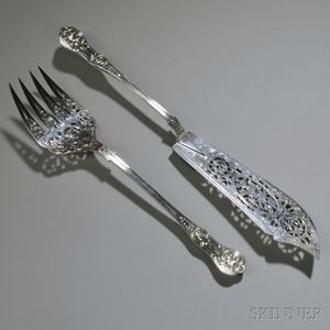 Two-piece Silver-plated Fish Service