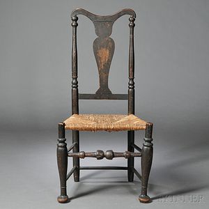 Brown-painted Side Chair