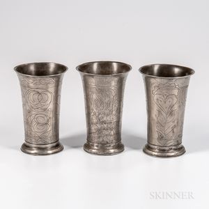 Three Early Dutch Beakers