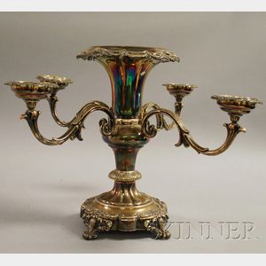Silver-Plated Epergne
