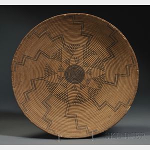 Apache Coiled Basketry Tray