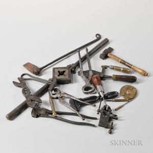 Sixteen Tradesman's Tools