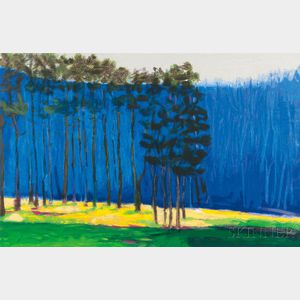 Wolf Kahn (German/American, b. 1927) Dark Pines