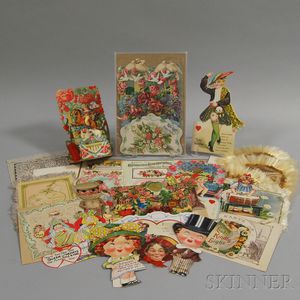 Small Collection of Mostly 19th and 20th Century Valentines