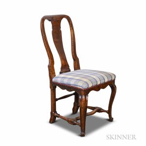 Queen Anne Walnut Side Chair