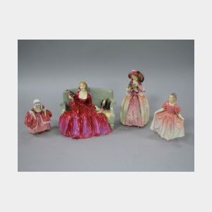 Four Royal Doulton Porcelain Figures