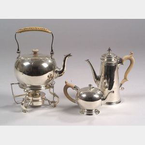 Assembled Sterling Silver Partial Coffee and Tea Service