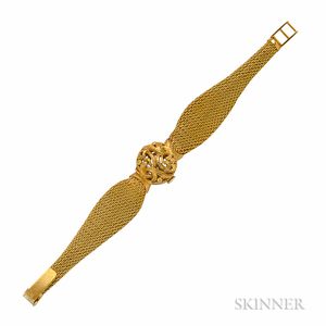 Lady's 18kt Gold Covered Wristwatch, Ralco