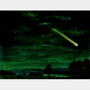 Benson Bond Moore (American, 1882-1974) A Falling Meteorite