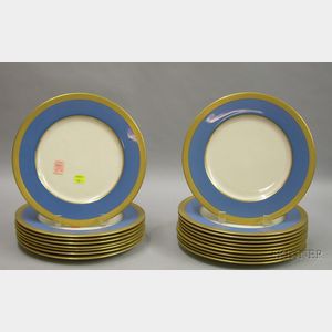 Set of Eighteen Lenox Service Plates