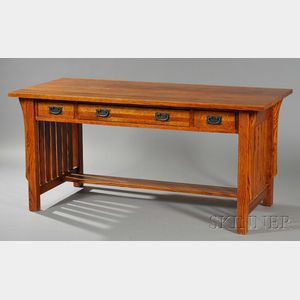 Arts & Crafts-style Desk