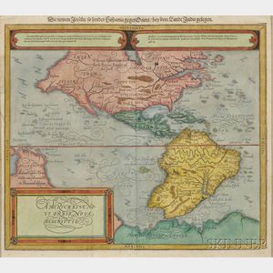 North and South America. Sebastian Munster (1488-1552) Americae sive Novi Orbis, Novi Descriptio