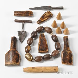 Fourteen Plumber's Tools