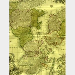 Framed Map of England, Scotland, and Ireland