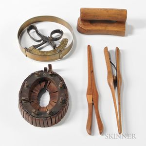 Five Tailoring or Hatmaker's Tools