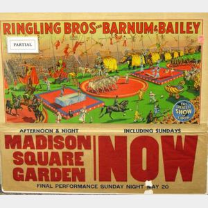 Two Ringling Bros. and Barnum & Bailey Lithographed Circus Posters