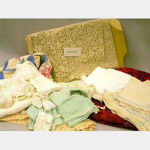 Two Boxes of Assorted Household Linens and Textiles