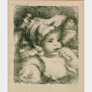 Pierre-Auguste Renoir (French, 1841-1919) L'Enfant au Biscuit (Jean Renoir)