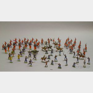 Four Sets of Assorted Lead Soldiers
