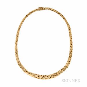 Tiffany & Co. 18kt Gold Braid Necklace