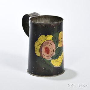 Paint-decorated Tin Mug