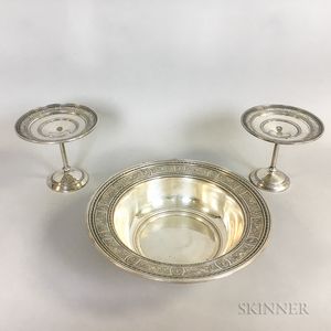 Three Pieces of International Sterling Silver "Wedgwood" Tableware