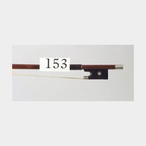 Silver Mounted Violin Bow, possibly French