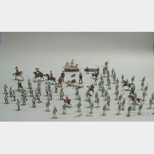 Box Lot of Heyde and Other Lead Figures