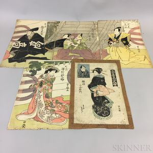 Eight Japanese Prints.