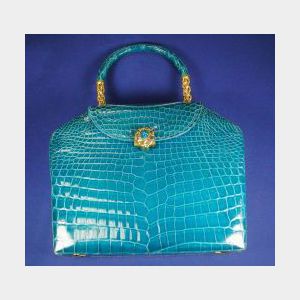 Lizard Handbag, Lana Marks